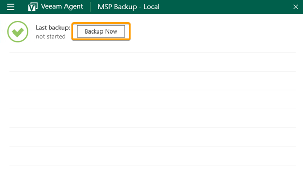 KB How To Create a Local Veeam Agent for Windows Backup - Screenshot 9